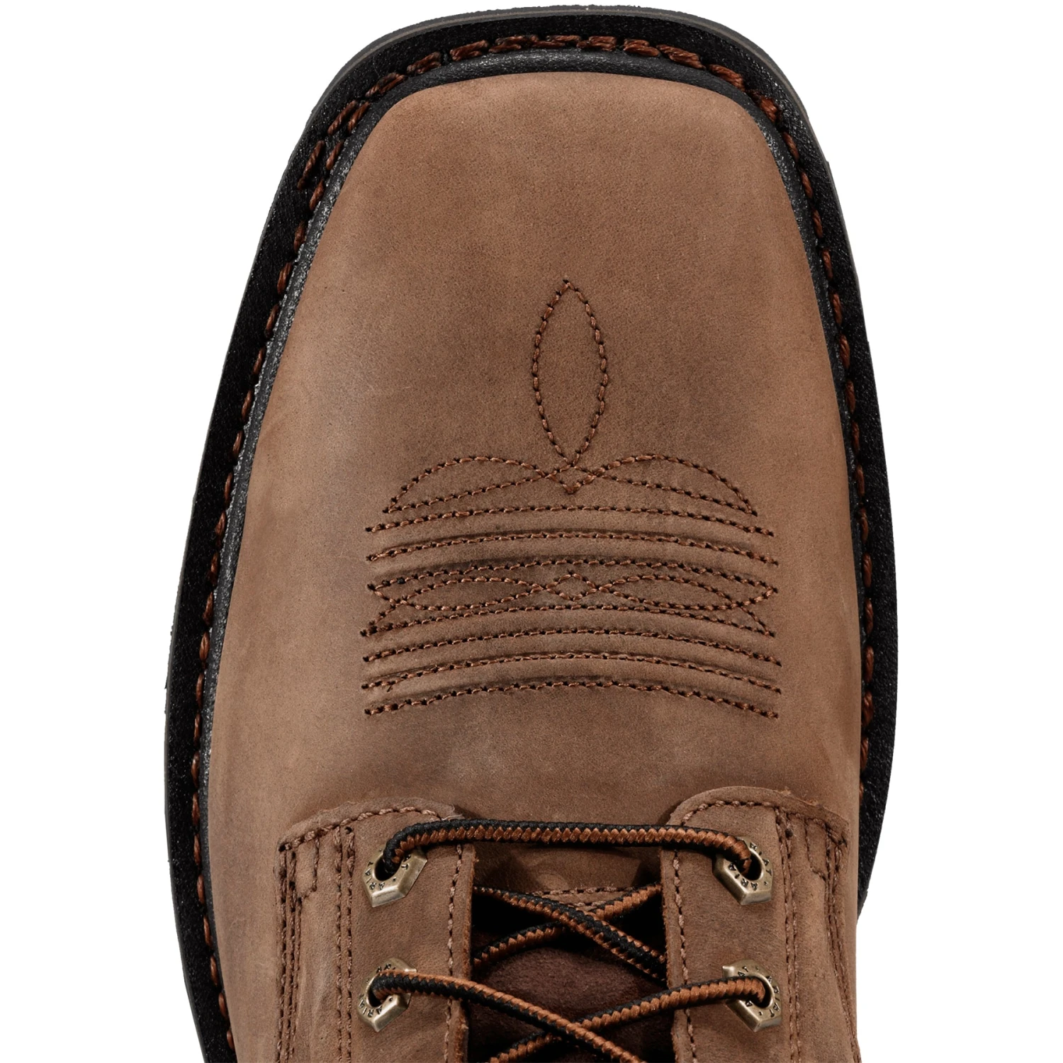 Ariat® Men's Cascade Wide Square Toe Alamo Brown Work Boots 10011917 - Image 3