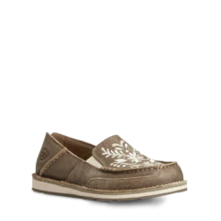 Ariat® Ladies Brown Bomber Embroidered Cruiser Shoe 10034098