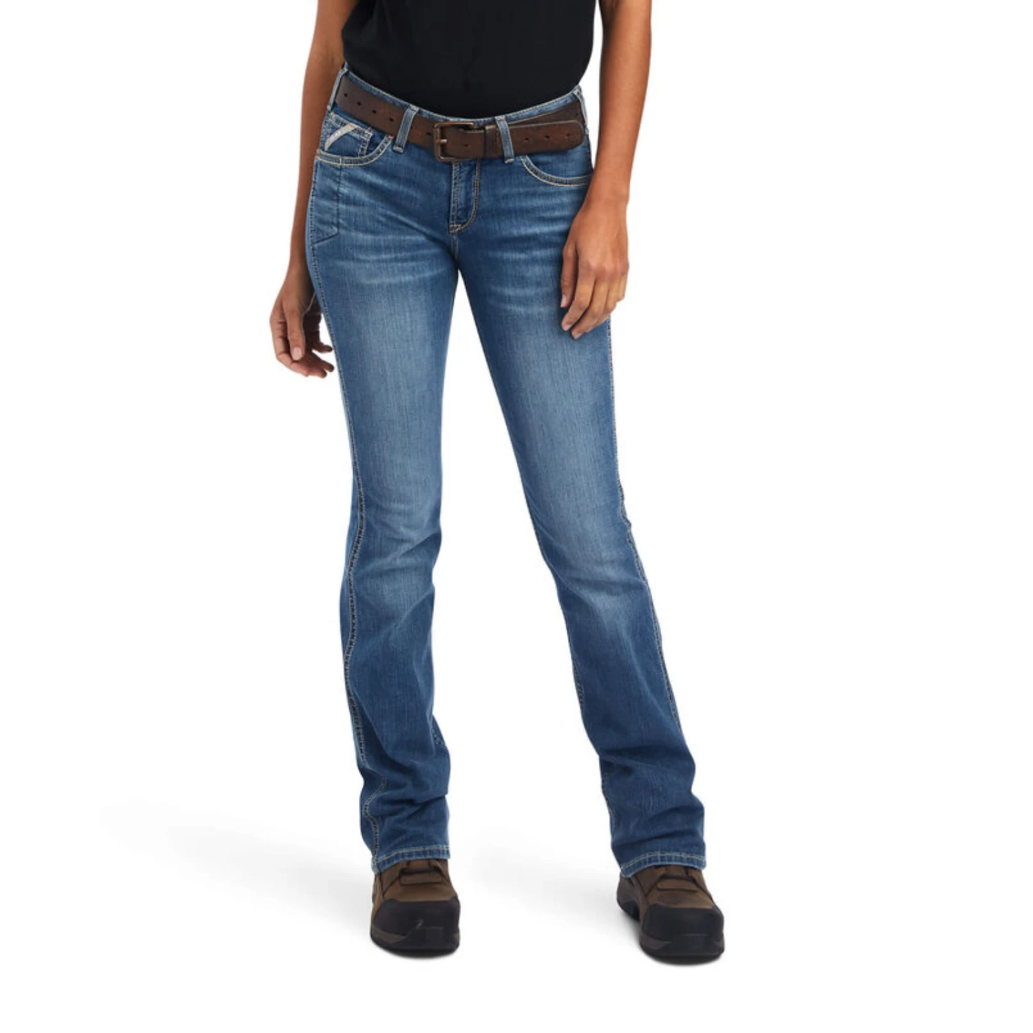 Ariat® Ladies Rebar Riveter Perfect Rise Malibu Bootcut Jeans 10041067 - Image 3