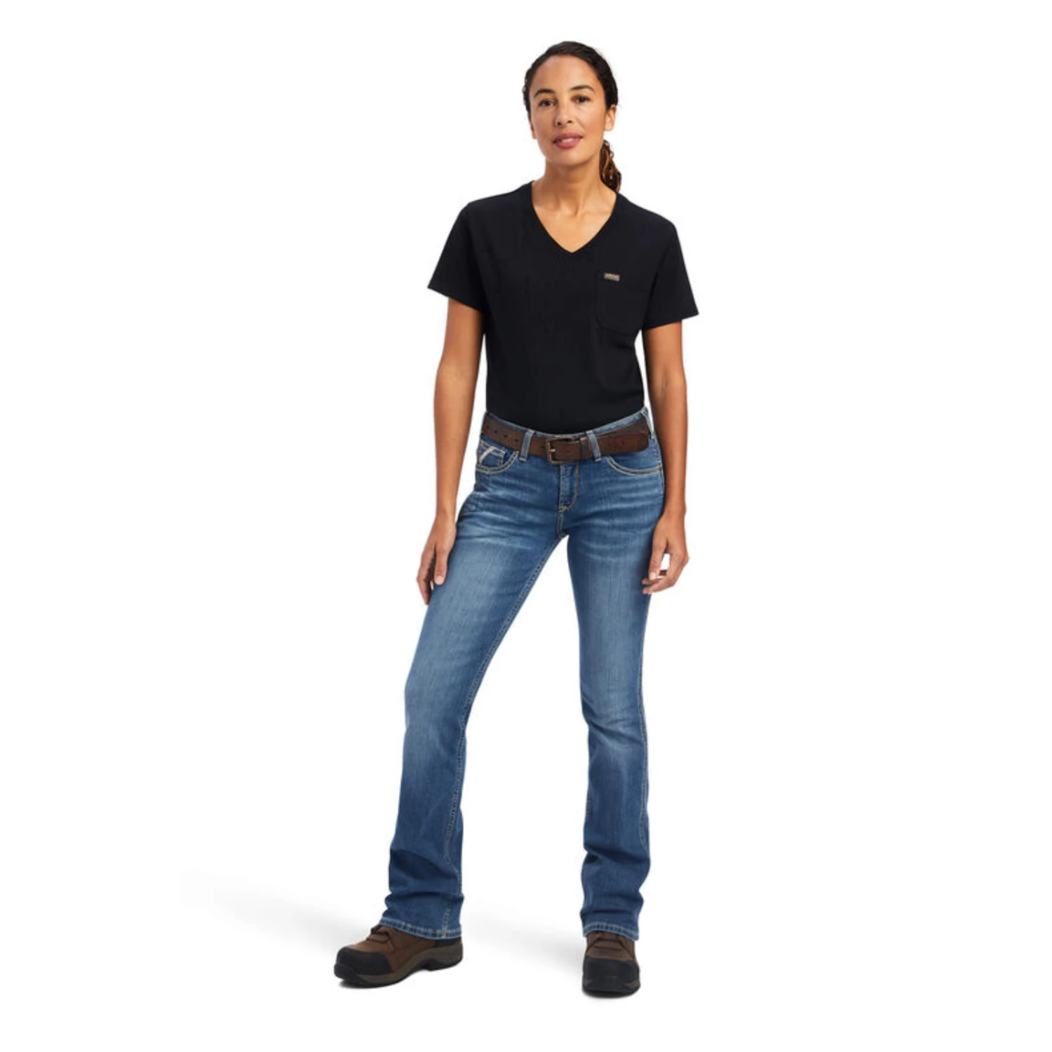 Ariat® Ladies Rebar Riveter Perfect Rise Malibu Bootcut Jeans 10041067 - Image 6