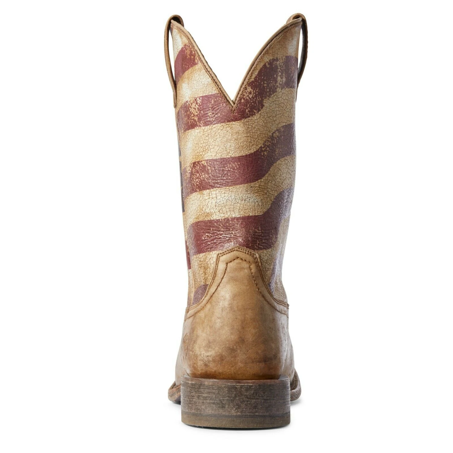 Ariat® Men's Distressed Brown And Flag Circuit Proud Boots 10031513 - Image 4