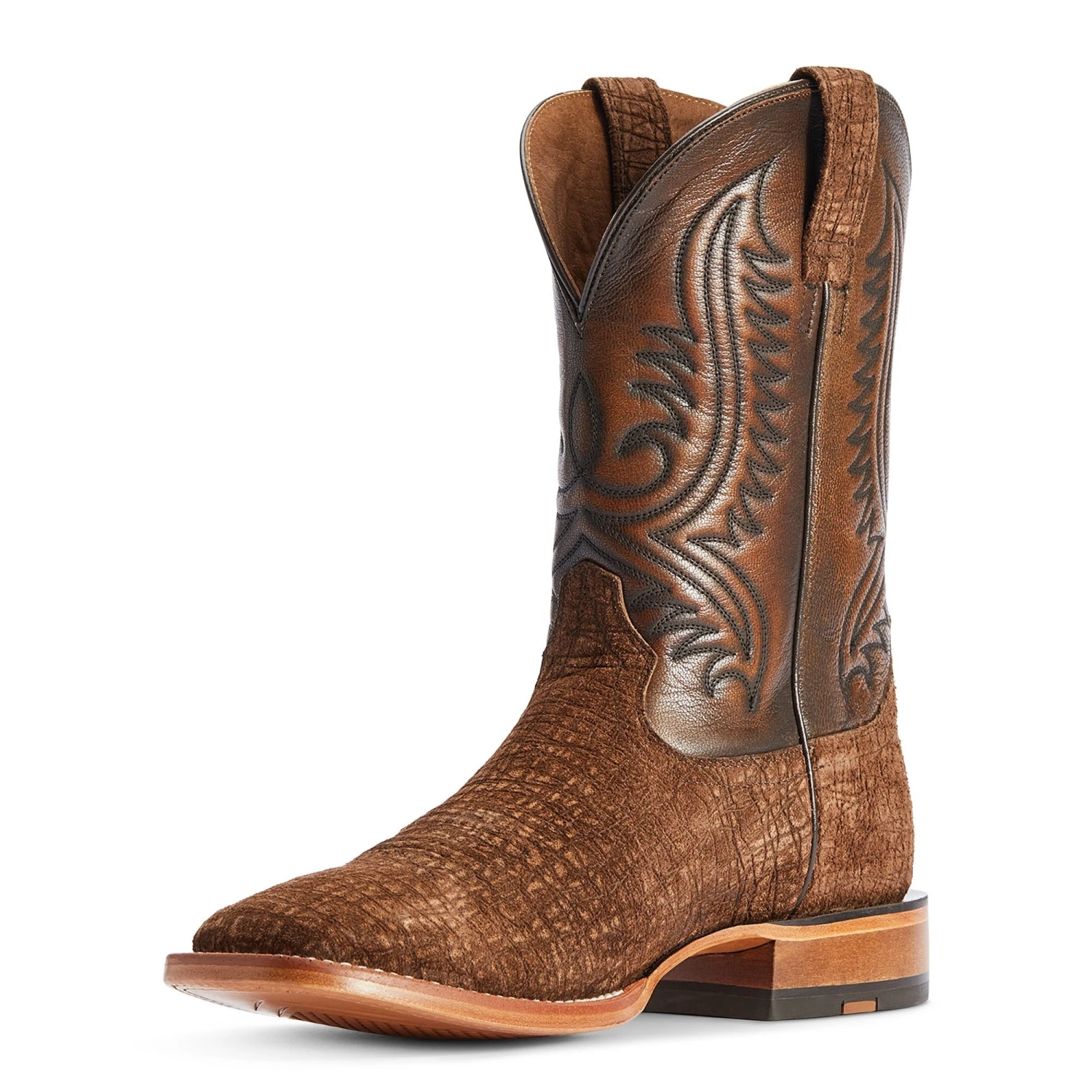 Ariat® Men's Circuit Paxton Tan Hippo Print Square Toe Boots 10042407 - Image 6