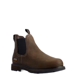 Ariat® Men's Groundbreaker Chelsea H20 CSA Dark Brown Work Boots 10032457