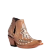 Ariat® Ladies Dixon Aztec Crackled Aged Tan Brown Booties 10035973