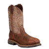 Ariat® Men's WorkHog Brown Croco Print Composite Toe Boots 10017416