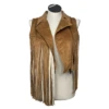 Rock & Roll Cowgirl® Ladies Microsuede Fringe Brown Vest RRWO98R0XU