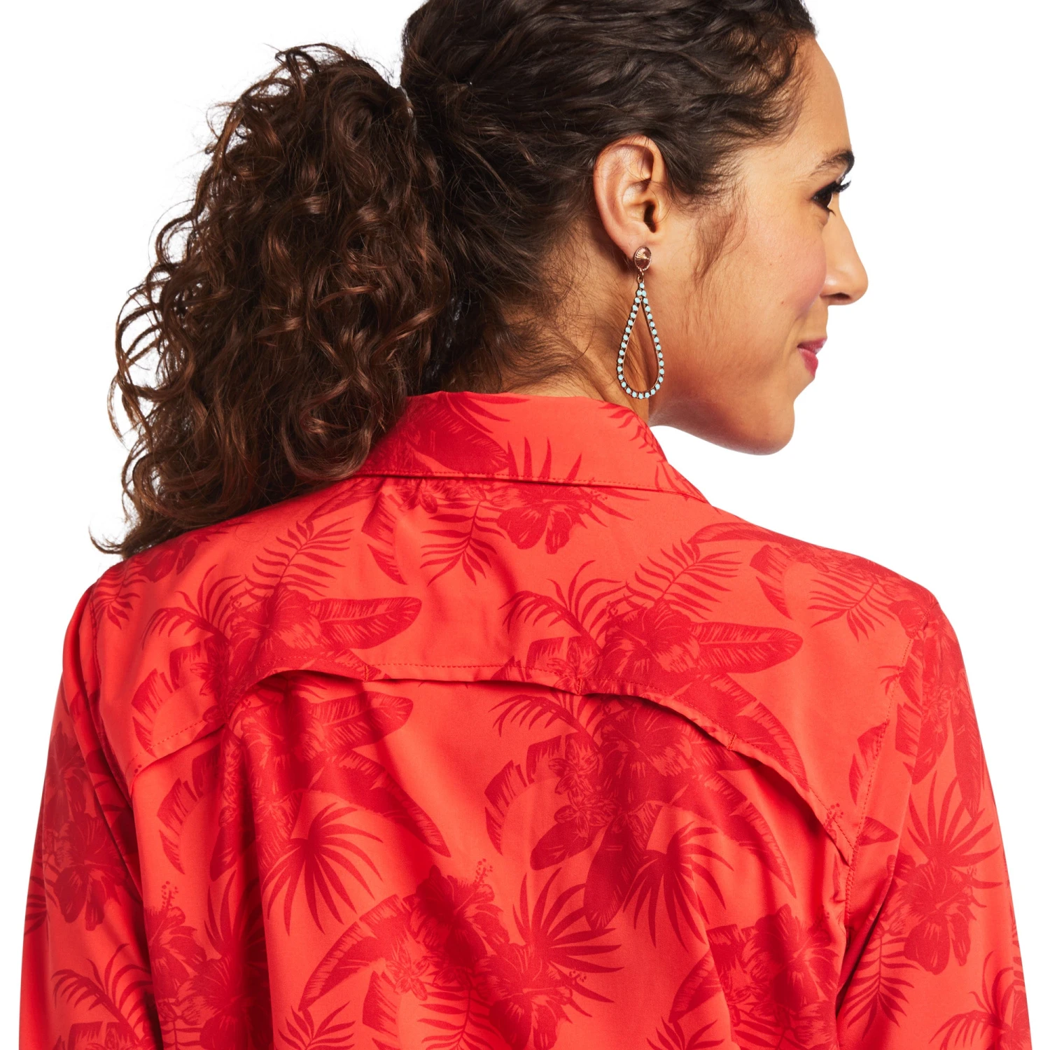 Ariat® Women's VentTEK™ Stretch Island Shadow Floral Print Shirt 10040584 - Image 2