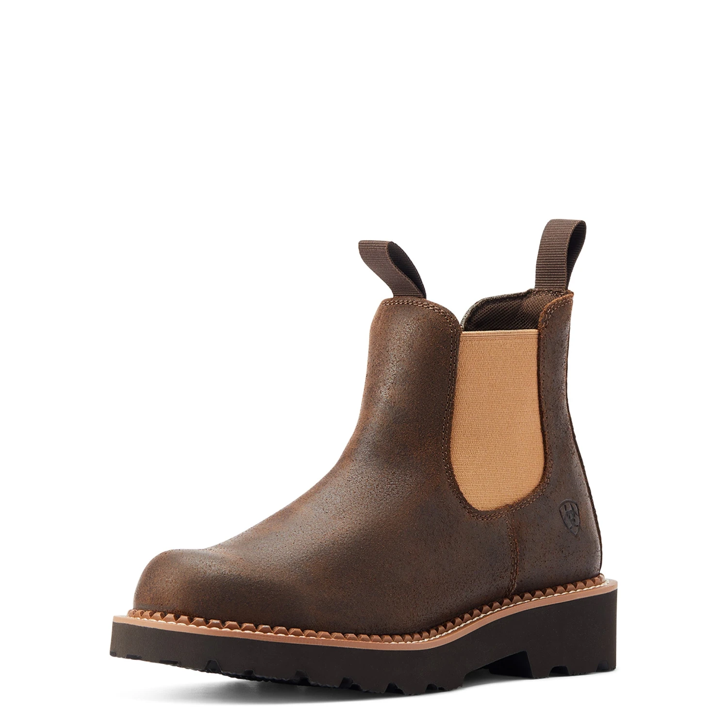 Ariat® Ladies Fatbaby Twin Gore Worn Hickory Western Boots 10044409 - Image 4