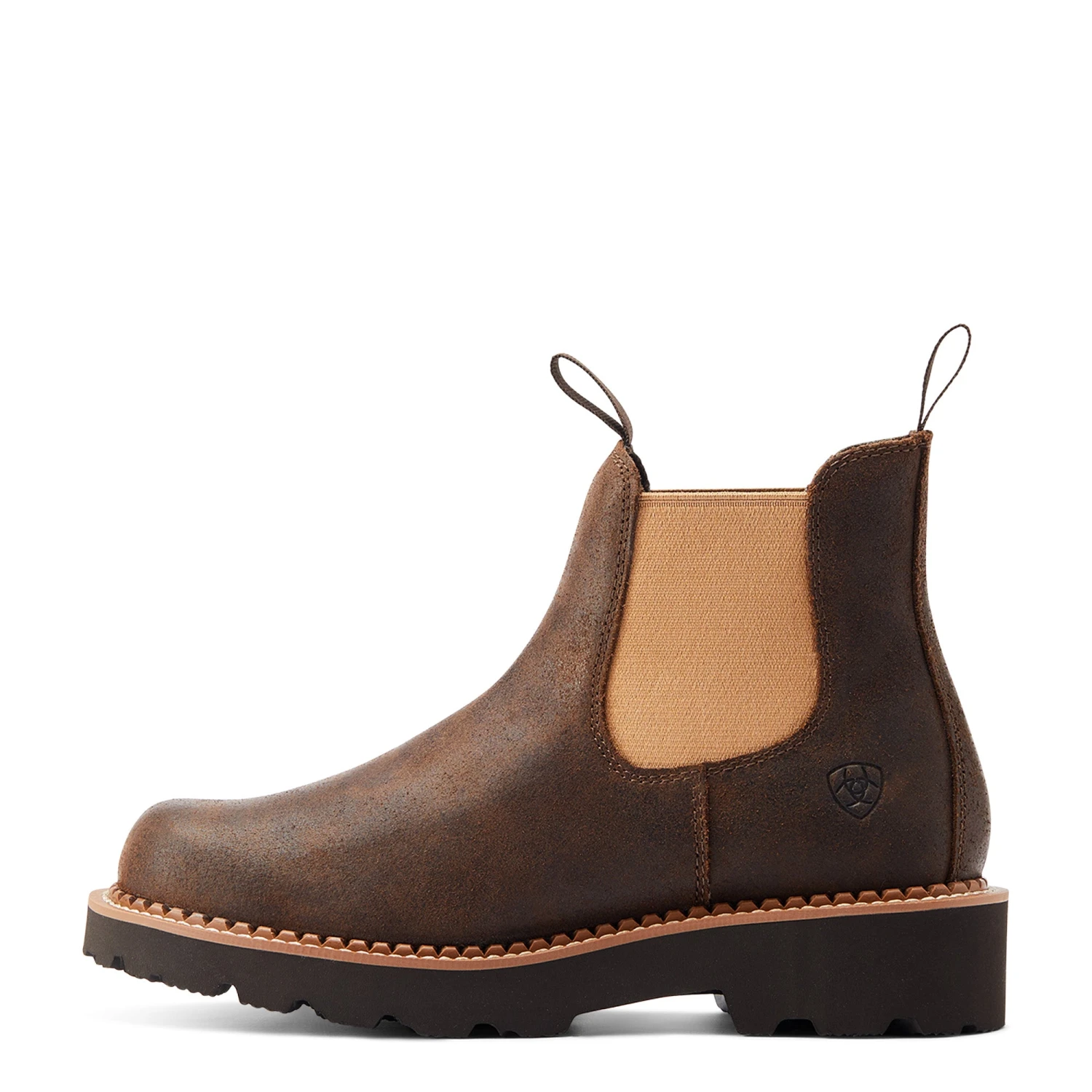 Ariat® Ladies Fatbaby Twin Gore Worn Hickory Western Boots 10044409 - Image 5