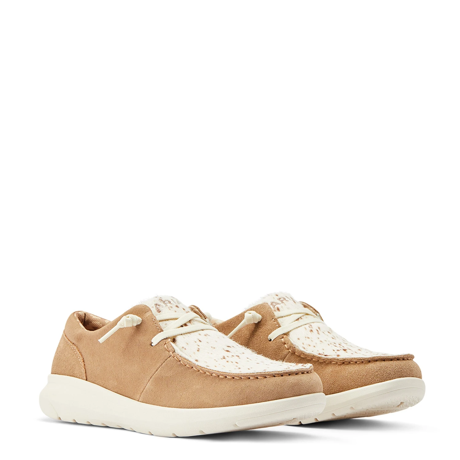 Ariat® Ladies Hilo Walnut & Spotted Hair Slip On Shoes 10044589 - Image 5