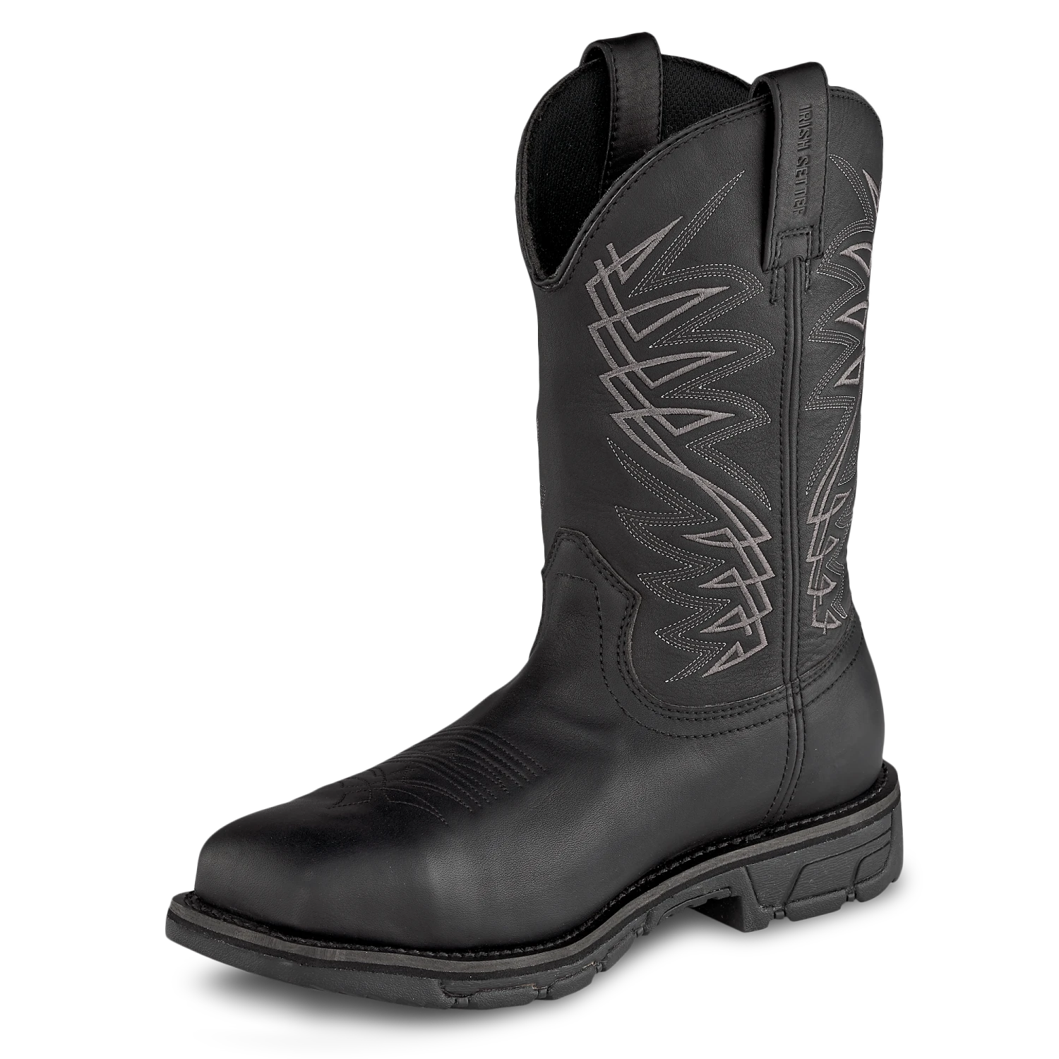 Irish Setter By Red Wing Marshall Black H20 Steel Toe Work Boots 83956 - Image 5