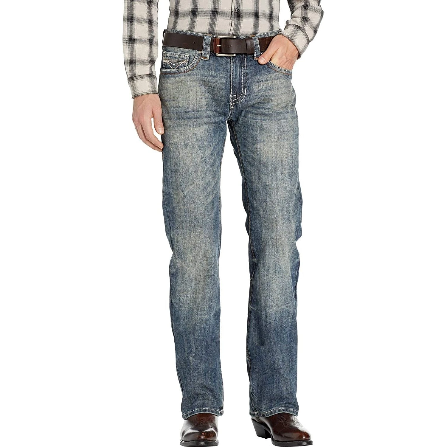 Rock & Roll Denim Men's Pistol Straight Leg Jeans M1P9263 - Image 2