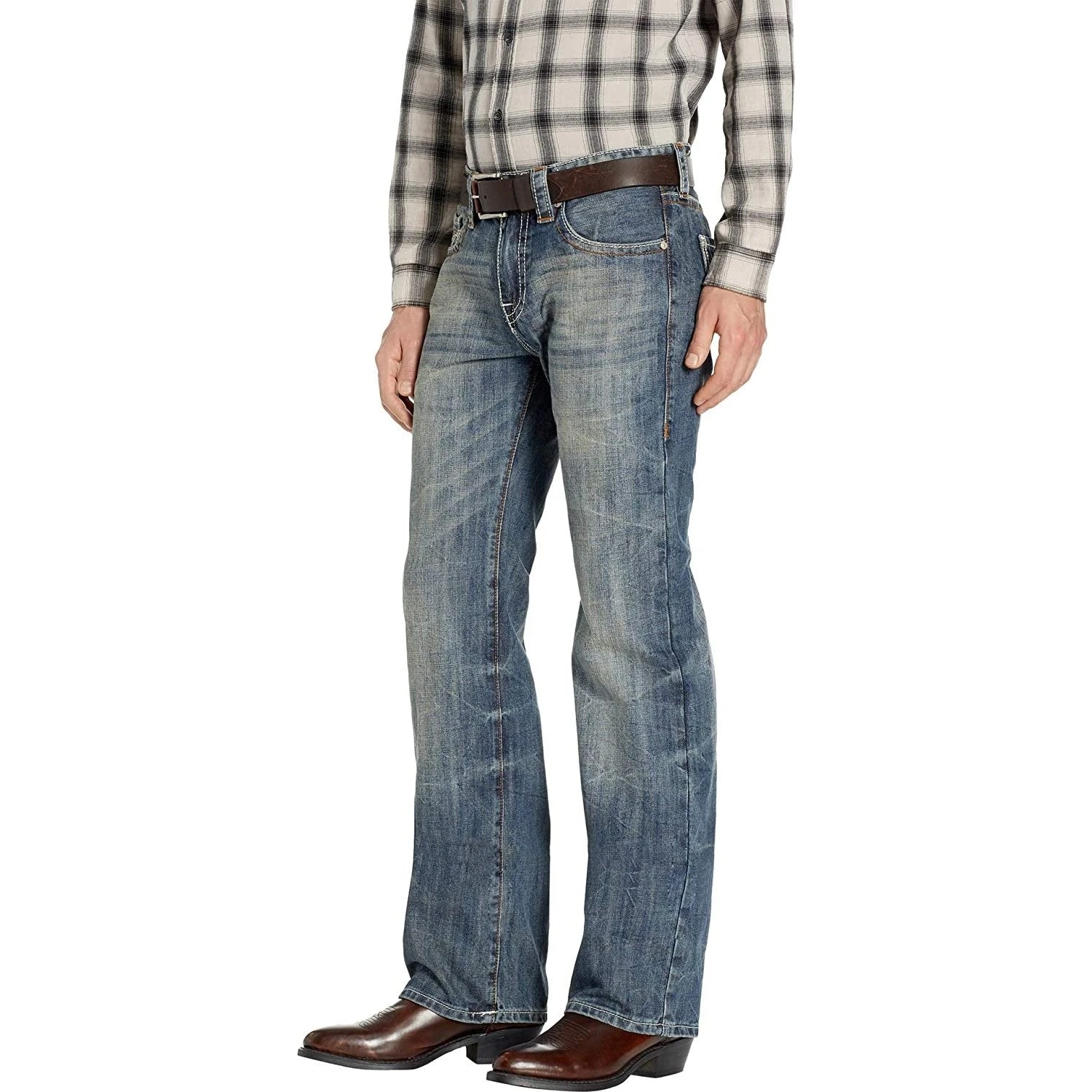 Rock & Roll Denim Men's Pistol Straight Leg Jeans M1P9263 - Image 3